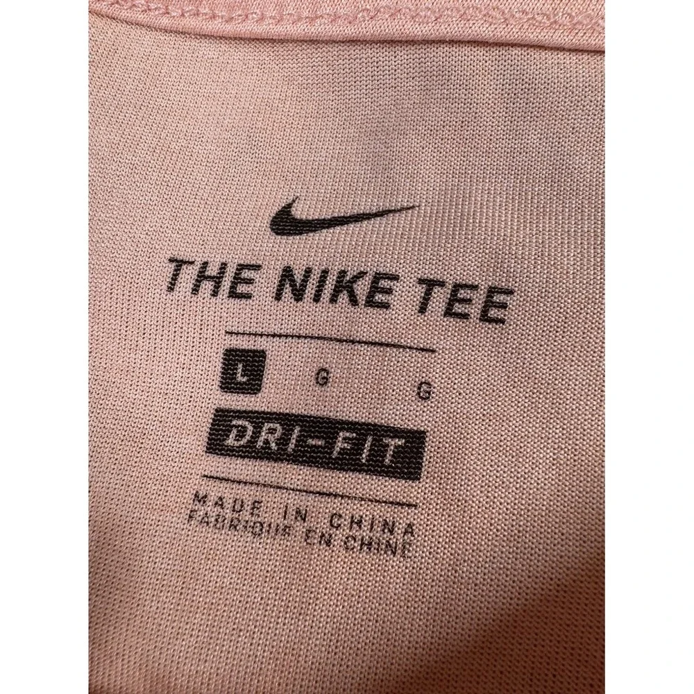 Nike Dri Fit Womens T-Shirts - Lot Of 2 -‎ ECNL Mom And Solid Gray Swoosh L / XL - Picture 4 of 13